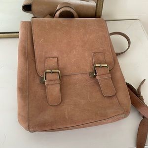 Pinkish Tan Leather Able Bag